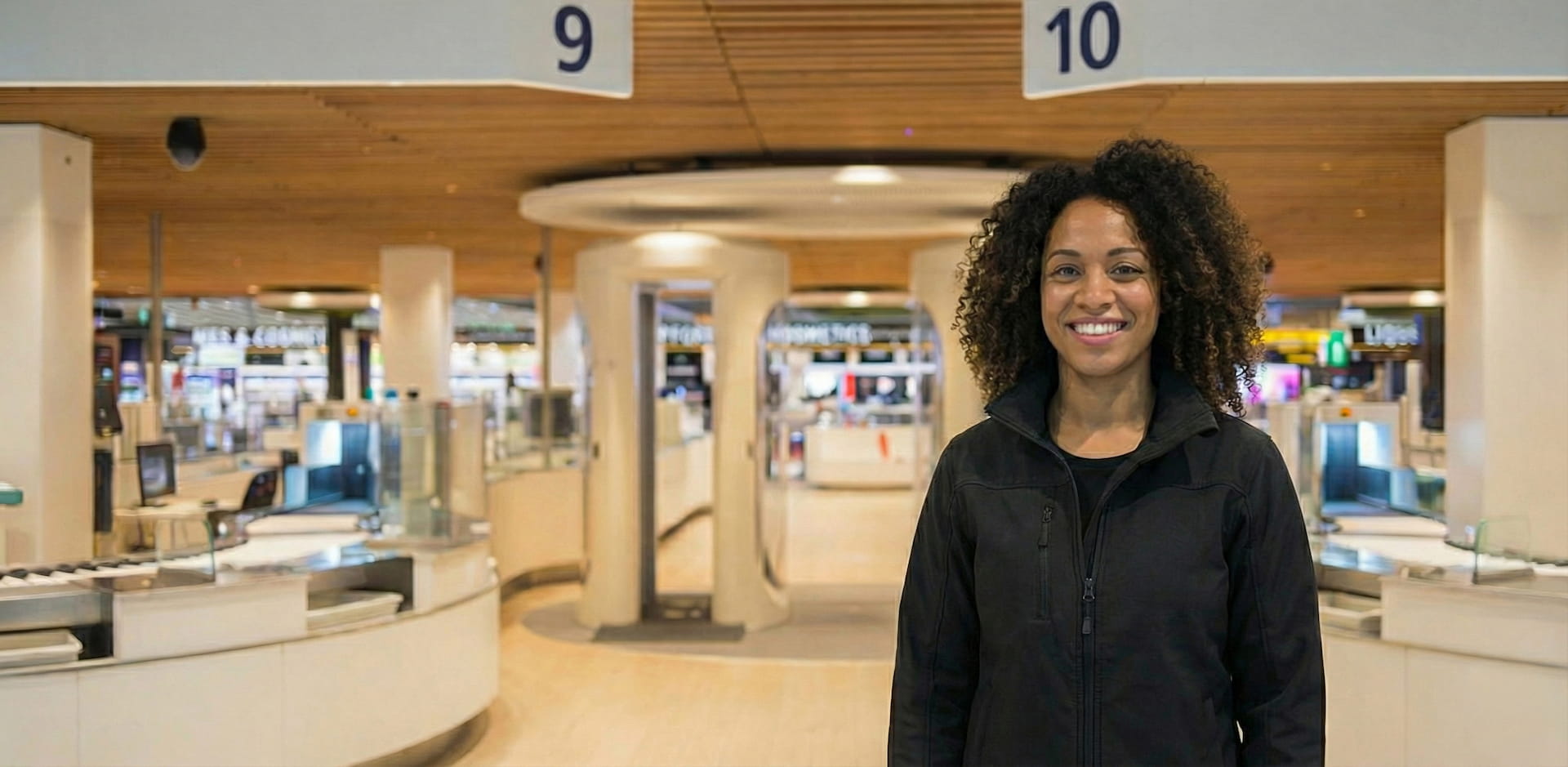 Miedema Assistance Vrouw - Schiphol - Security Lane